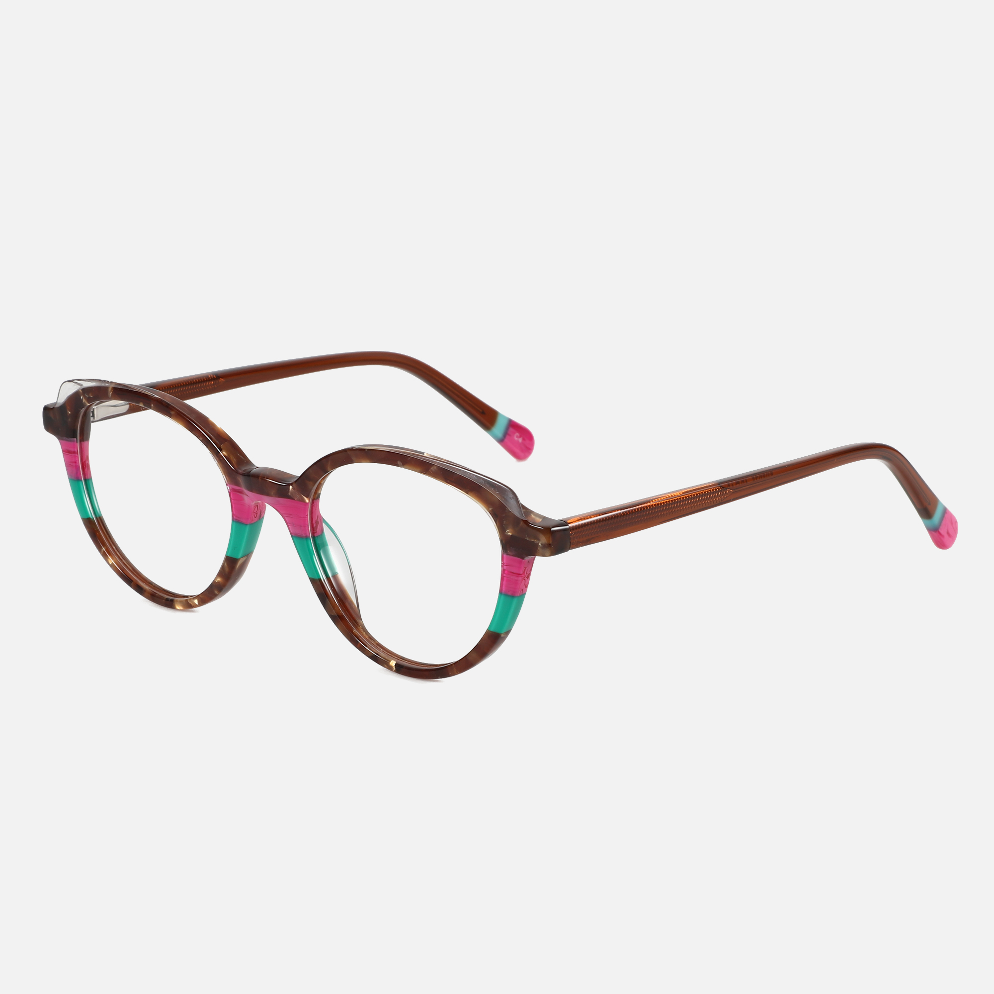 Women'S Fashion Glasses Non Prescription - ZENOTTIC Design Frauen Oval Acetat Optische
