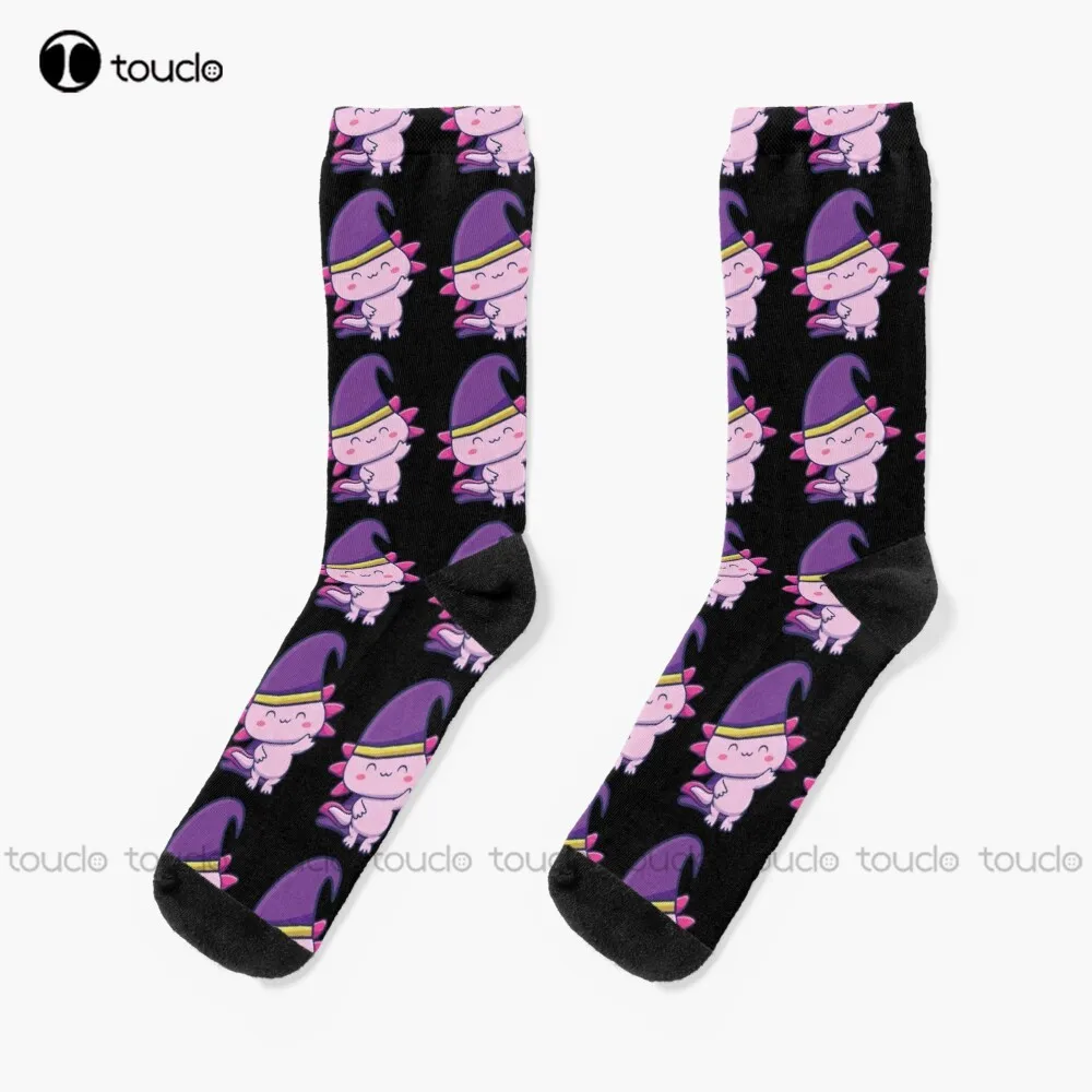 Women Fashion Usa - Axolotl Halloween-Kostüm-Socken, USA-Socken, personalisierbar, Unisex, für