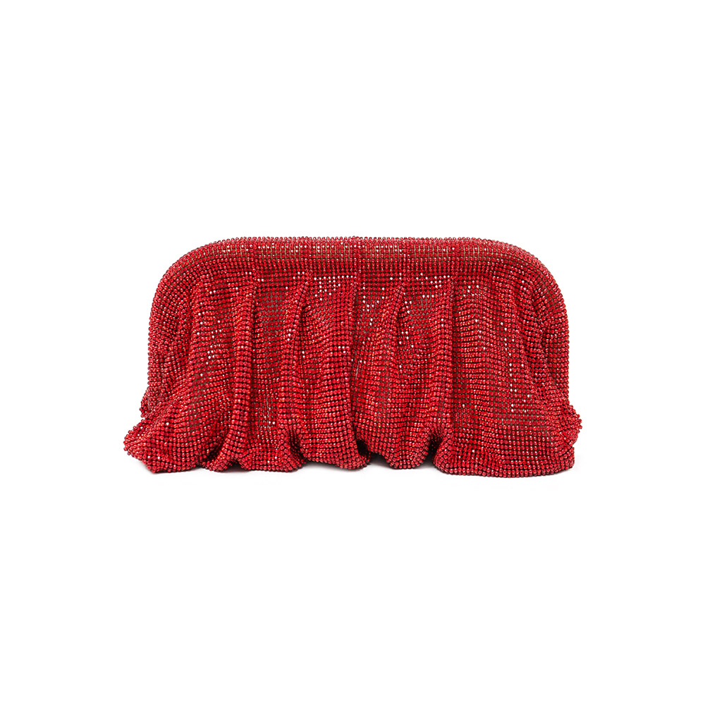 Rote Clutch-Tasche aus Alumini – Women Fashion Reddit Bewertung und Preis