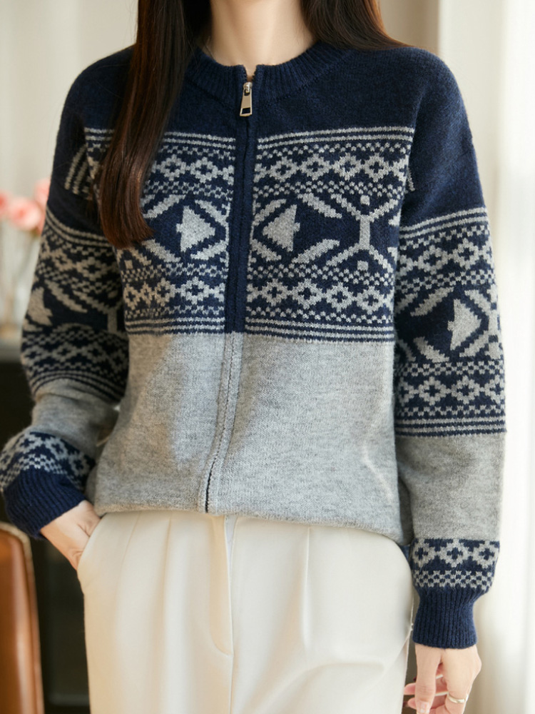 Vintage Jacquard Koreanische M – Women'S Fashion Gilet Bewertung und Preis