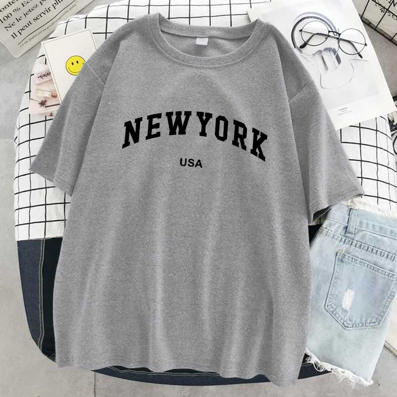 New York Usa Stadt Brief Grafi – Women Fashion Usa Bewertung und Preis