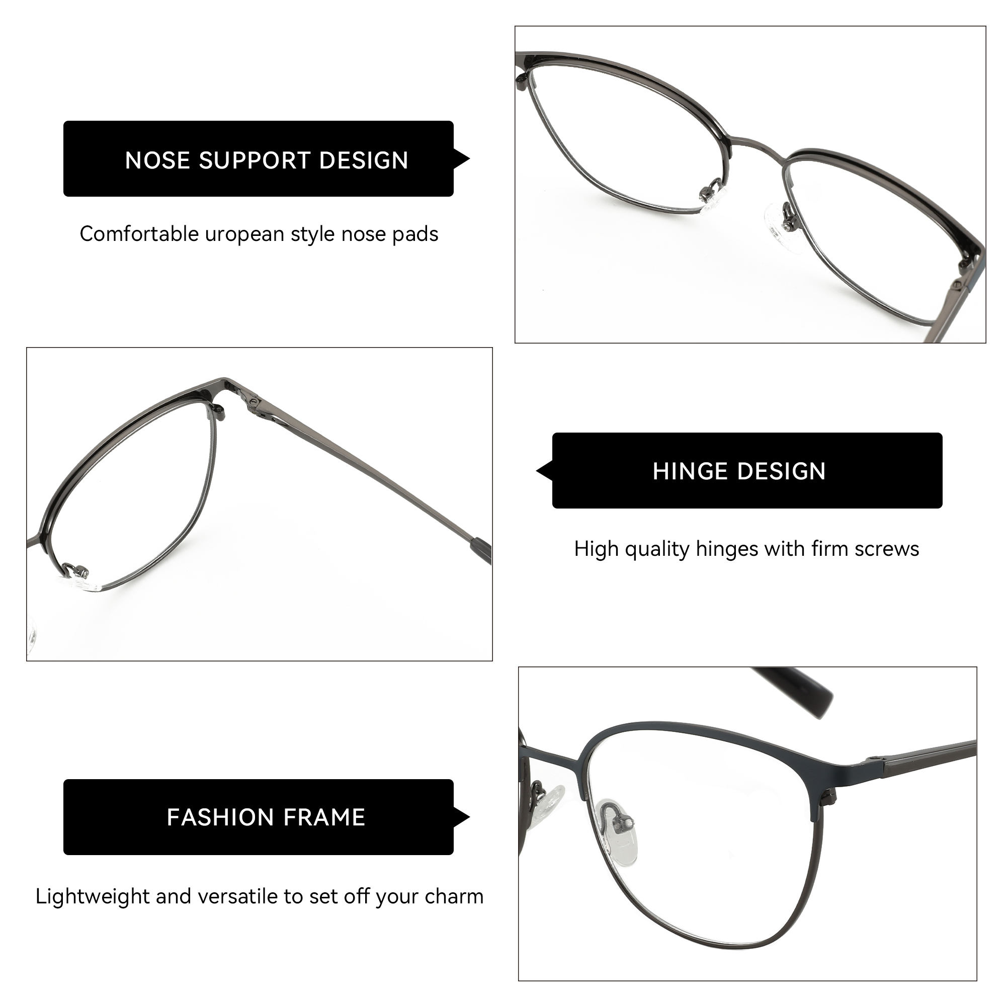 ZENOTTIC Modische quadratische – Women'S Fashion Glasses Non Prescription Bewertung und Preis