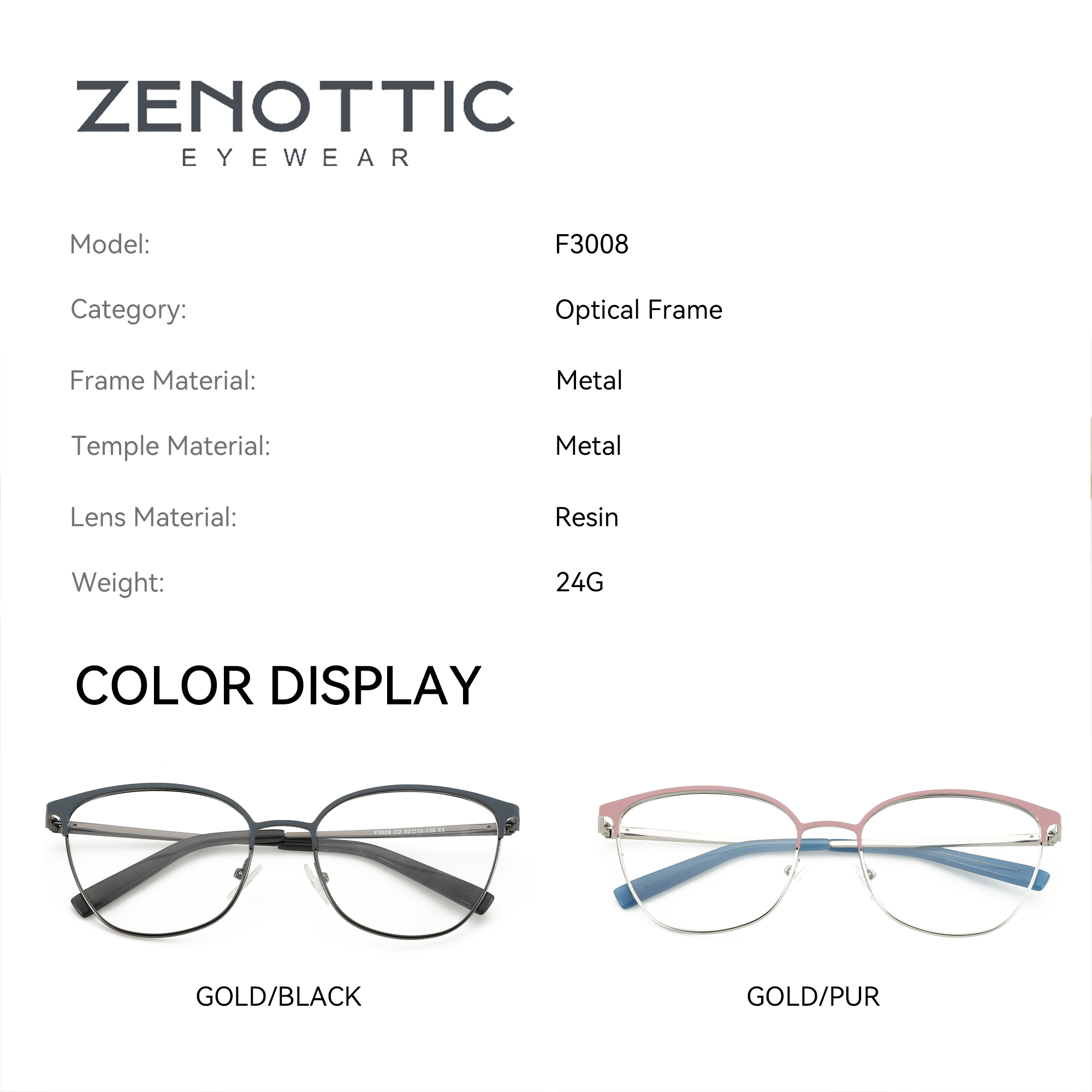 ZENOTTIC Modische quadratische – Women'S Fashion Glasses Non Prescription Bewertung und Preis