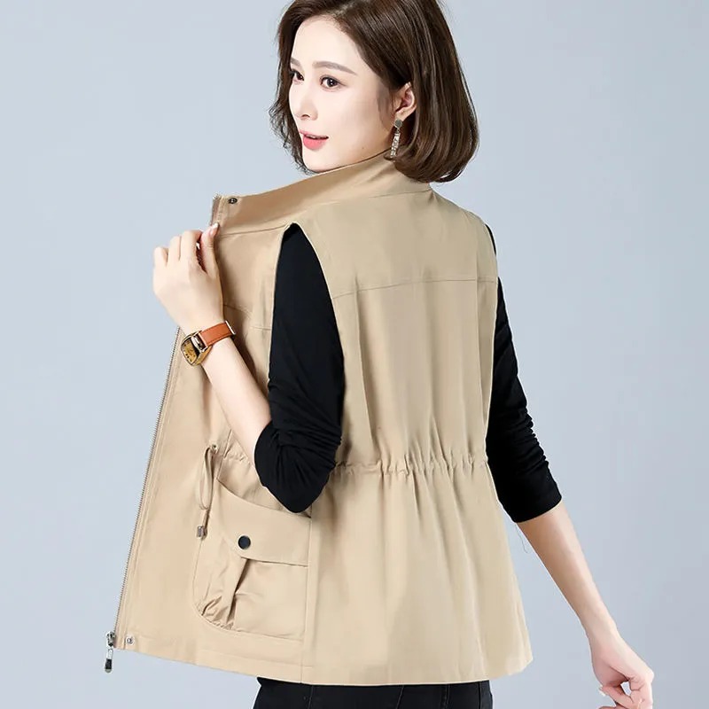 Leichte Damenweste mit Stehkra – Women'S Fashion Gilet Bewertung und Preis